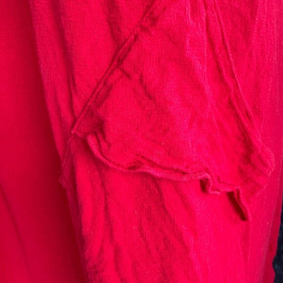 Oh My Gauze! Short Sleeve Pullover Cotton Dress Sz 1 - Picture 7 of 8